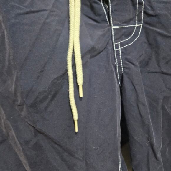 J.Crew Sport Navy Swim Trunks Board Shorts Mens 34 Surf Beachwear - Picture 4 of 9